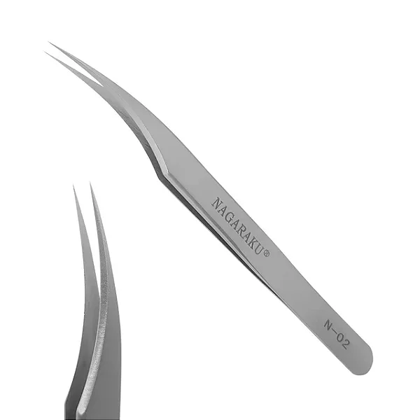 Pinça Nagaraku Prata N-02
