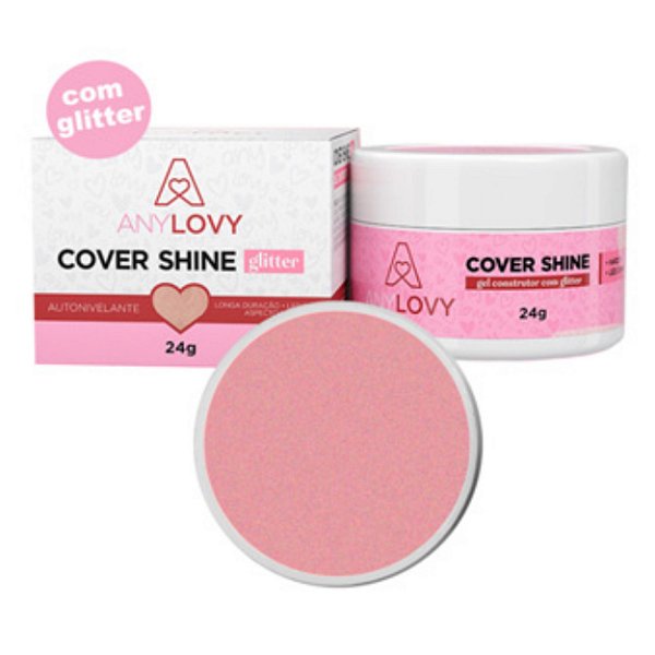 Gel Cover Shine Glitter Anylovy 24g