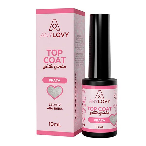 Top Coat Prata Anylovy 9gr