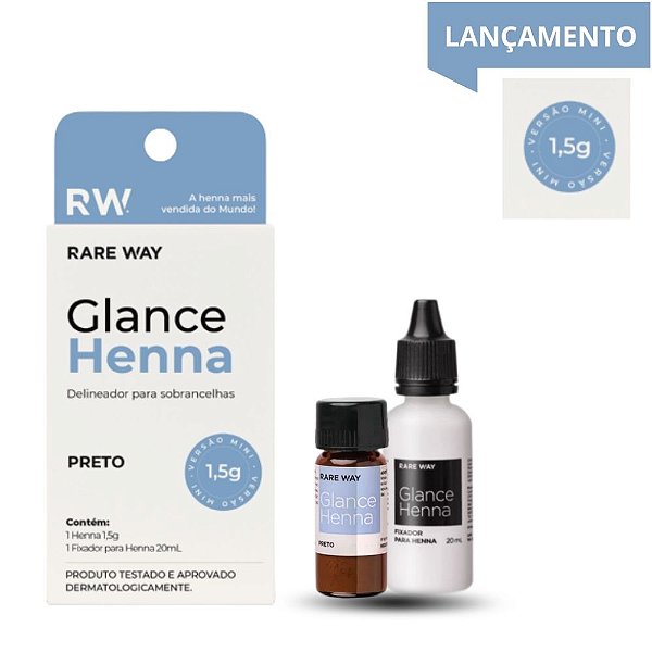 Henna Glance 1,5gr + Fixador 20ml