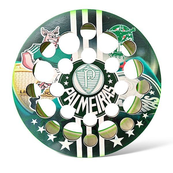 Carretilha Verde Estampada de Madeira 18 Polegadas (46cm) Rolamento