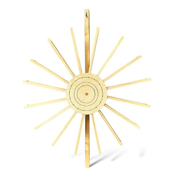 Manivela De Pipa Linha Grande 65cm De Madeira C/ Guia