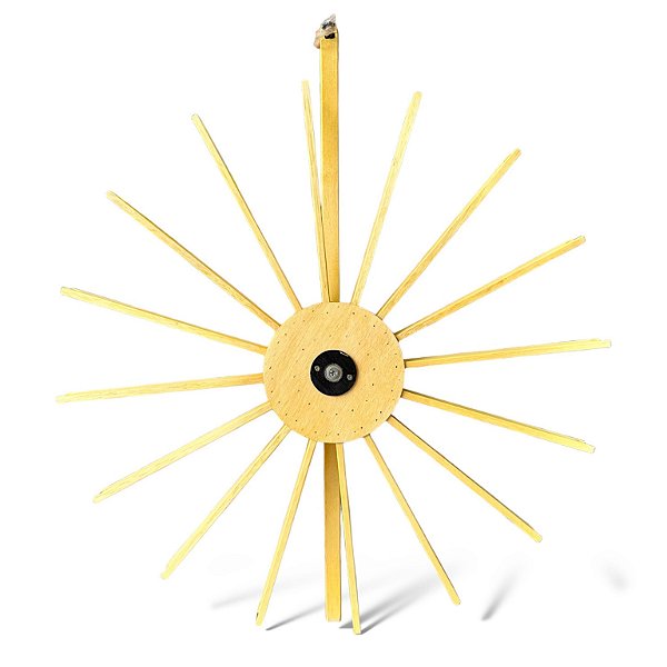 Manivela De Pipa Linha Grande 75cm De Madeira C/ Guia