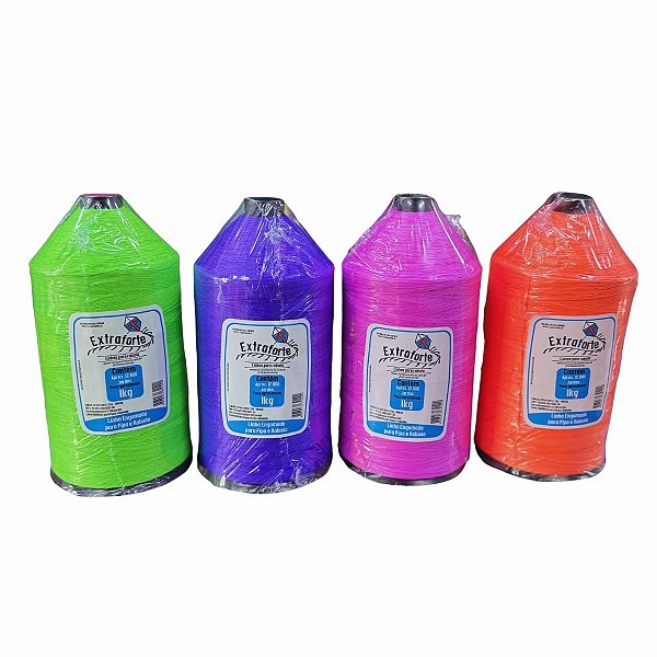 Linha Engomada Extraforte Para Pipa e Rabiola 12000 Jardas