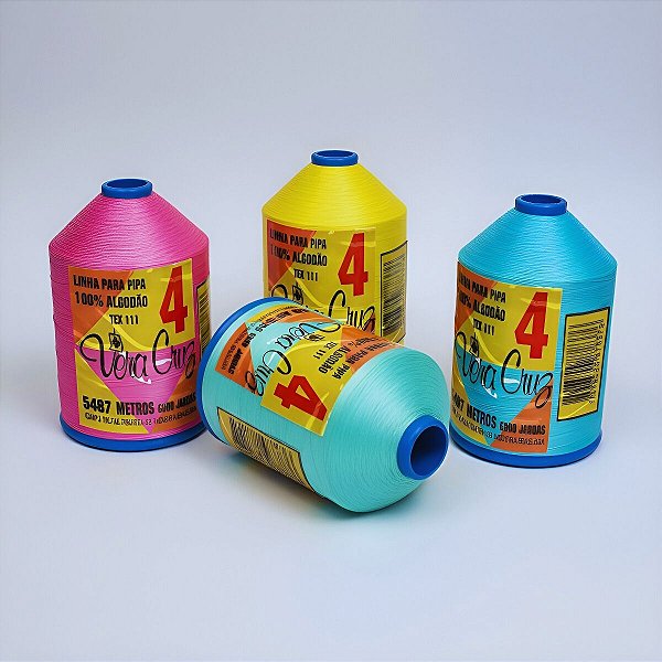 Linha de Pipa Vera Cruz 6000 Jardas Fio 4