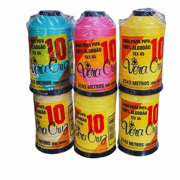 Linha de Pipa Vera Cruz 3000 Jardas Fio 10