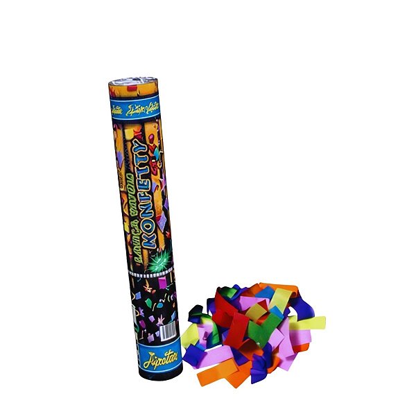 Lança Confete de Papéis Colorido