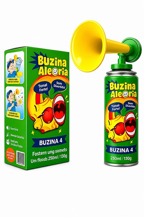 Buzina da Alegria Spray com Corneta 215m