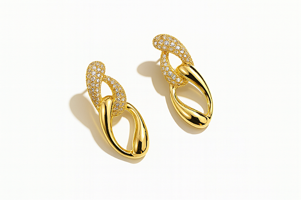 BRINCO LUXO ENTRELAÇADO