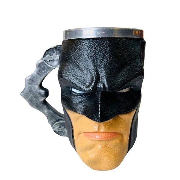 Caneca 3D Batman Cavaleiro das Trevas DC Comics Colecionável