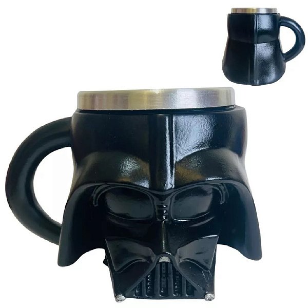 Caneca 3D Darth Vader Anakin Skywalker Star Wars Colecionável