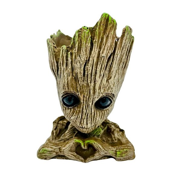 Estátua Groot Vaso Coração Marvel P
