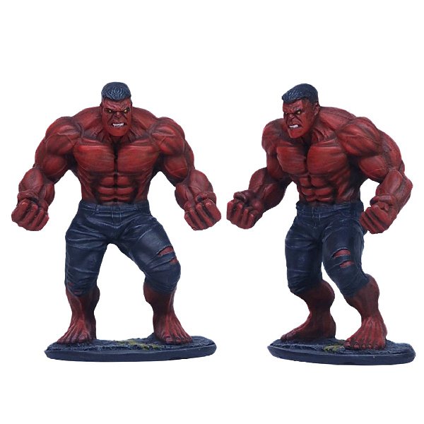 Estátua Hulk Prime Marvel Salvatori Cor:Vermelho