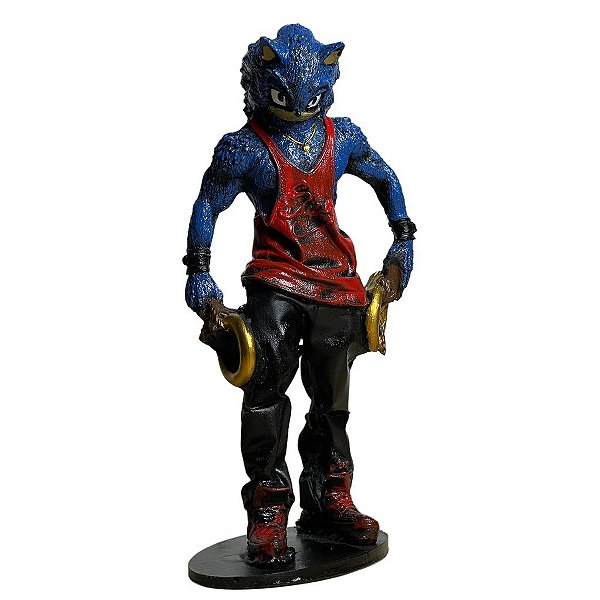 Estátua Boneco Sonic Geek Retrô Jogo Sega Colecionável