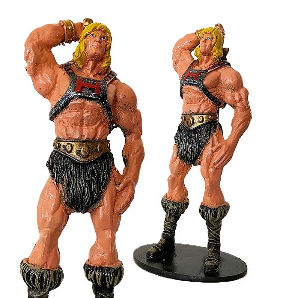 Estátua Boneco He-Man Master Of Universe Retrô Colecionável