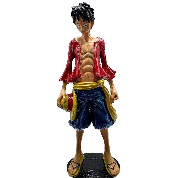 Estátua Boneco Action Figure Monkey D. Luffy One Piece Resina Geek Colecionável