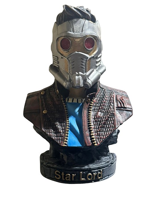Busto Estátua Boneco Action Figure Star Lord Resina