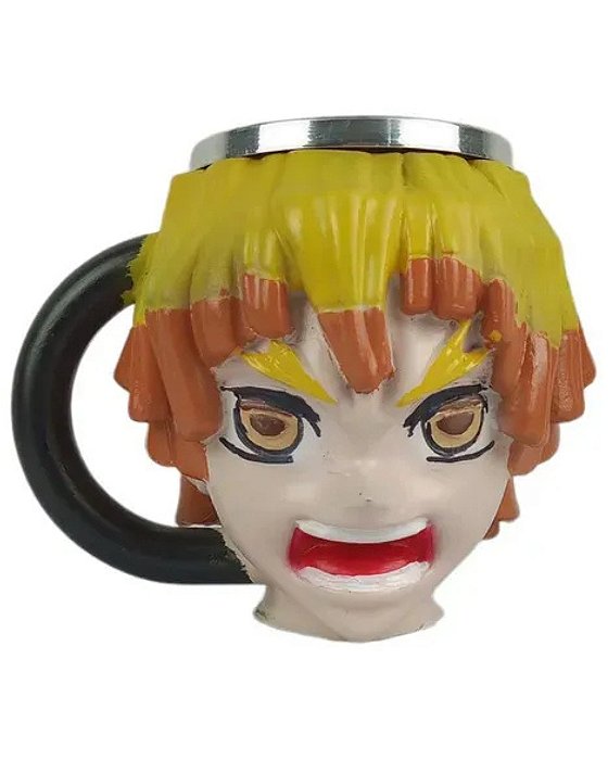 Caneca Caneca 3D Zenitsu Demon Slayer Kimetsu No Yaiba