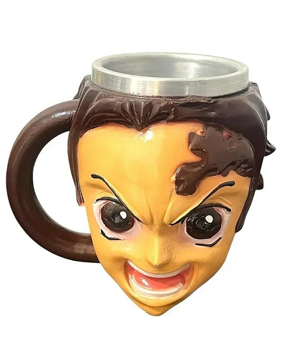 Caneca 3D Tanjiro Demon Slayer Kimetsu No Yaiba Resina Anime Geek Colecionável