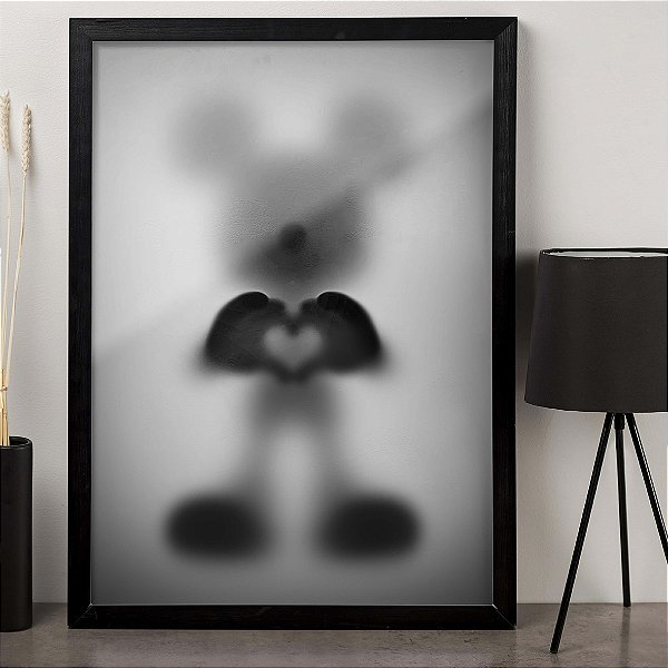 Quadro Mickey Mouse S2 Desaparecimento Raio X Biombo Disney A3
