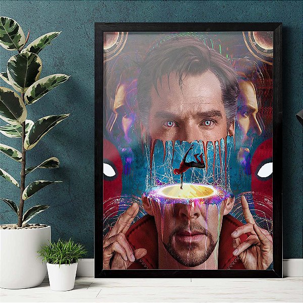 Quadro Doutor Estranho no Multiverso da Loucura Marvel Studios Homem Aranha A3