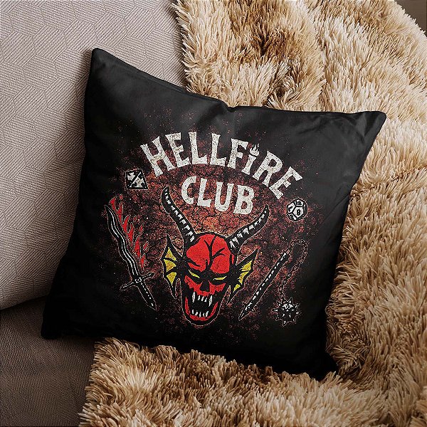Almofada Hellfire Club Stranger Things 4 45x45