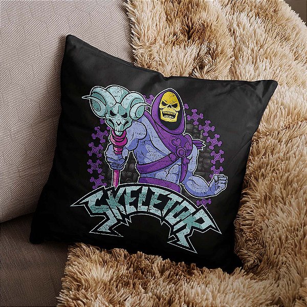 Almofada Esqueleto Skeletor He Man Masters Of The Universe Grayskull 45x45