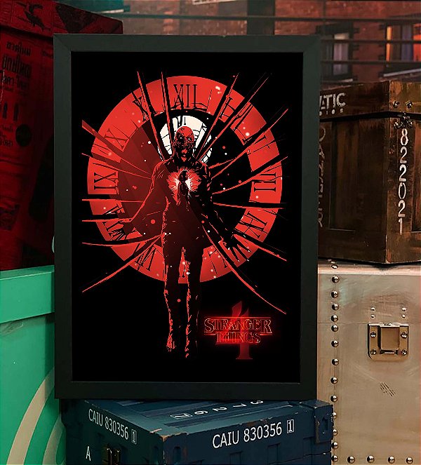Quadro Stranger Things Poster 4ª Temporada Hellfire Club Netflix A3