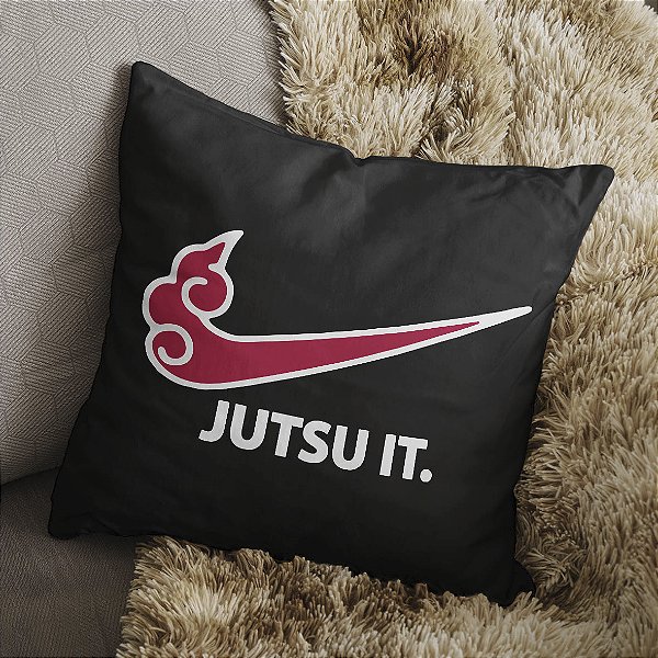 Almofada Akatsuki Jutsu It. Nike Naruto Anime Mangá 45x45