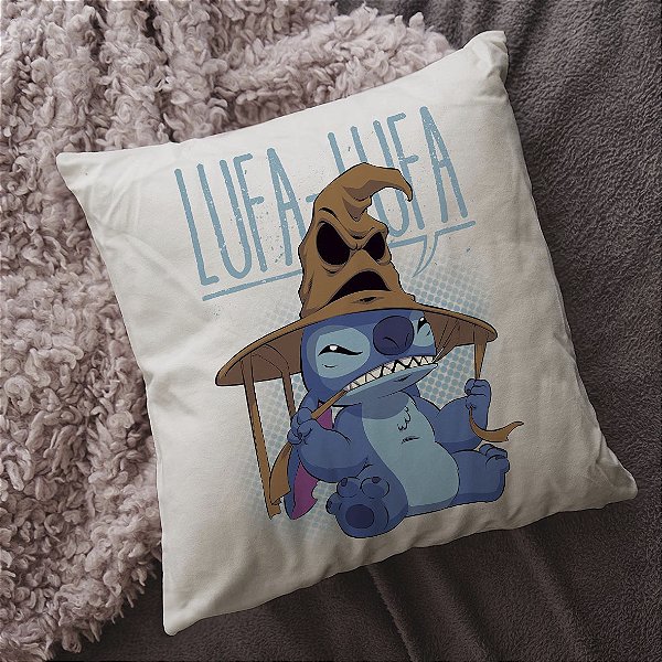 Almofada Stitch Chapéu Seletor Lufa Lufa Harry Potter 45x45