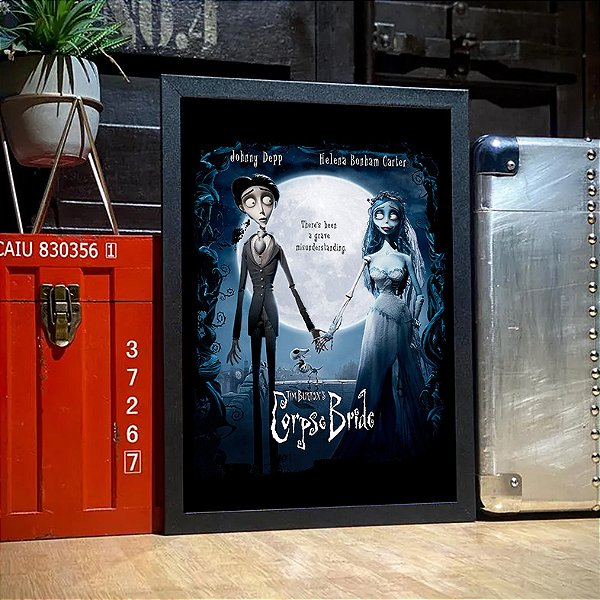 Quadro Corpse Bride Tim Burton A Noiva Cadaver A3