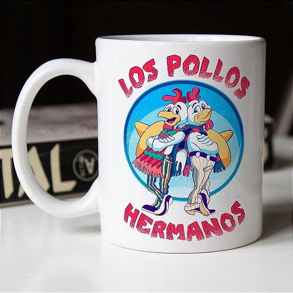 Caneca Los Pollos Hermanos Breaking Bad Branca