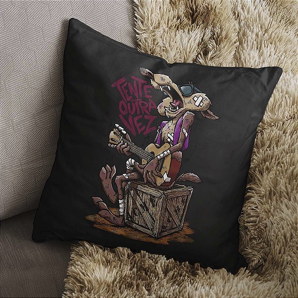 Almofada Wile Coyote Acme Tente Outra Vez Raul 45x45