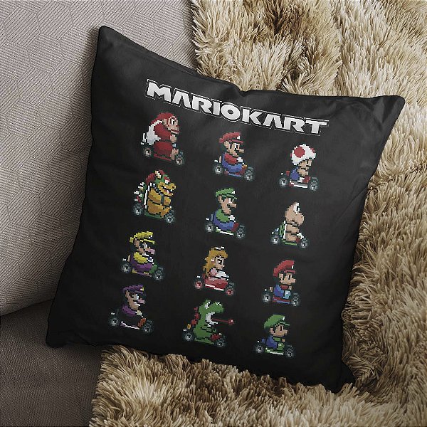 Almofada Super Mario Kart Nintendo 45x45