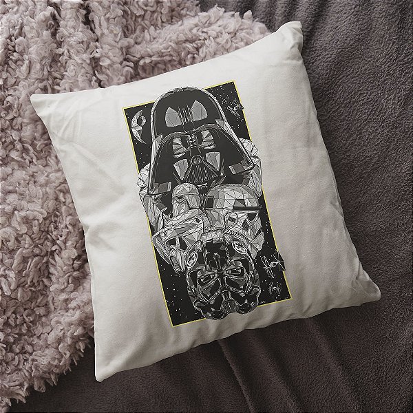 Almofada Darth Vader e os Troopers Império Star Wars 45x45