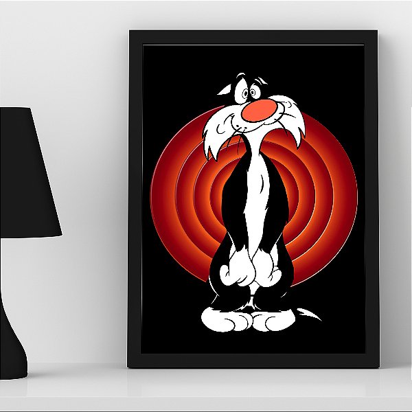 Quadro Frajola Sylvester Looney Tunes A3