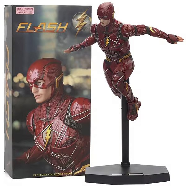 Estátua Flash Liga da Justiça Dc Comics Escala 1/6 Team Of Prototyping