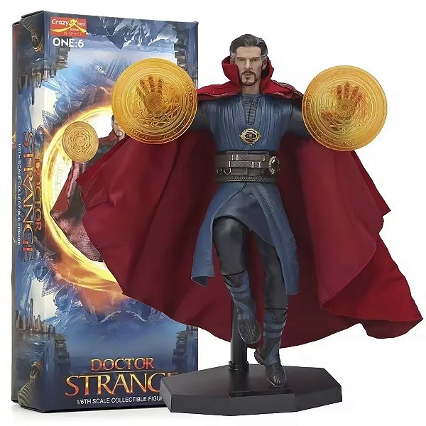Estátua Doutor Estranho Doctor Strange Doctor Strange Marvel Comics Escala 1/6 Crazy Toys