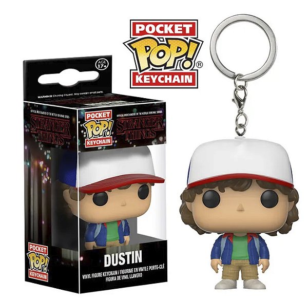Funko Pocket Pop Keychains Chaveiro Dustin Stranger Things