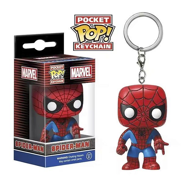 Funko Pocket Pop Keychains Chaveiro Homem-Aranha Spider Man Marvel Comics
