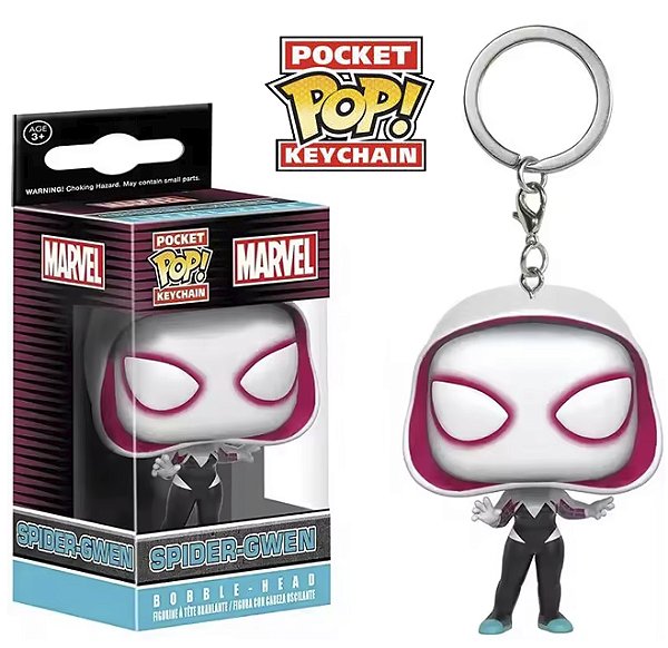 Funko Pocket Pop Keychains Chaveiro Spider-Gwen Marvel Comics