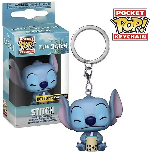 Funko Pocket Pop Keychains Chaveiro Stitch Suco Lilo e Stitch Disney