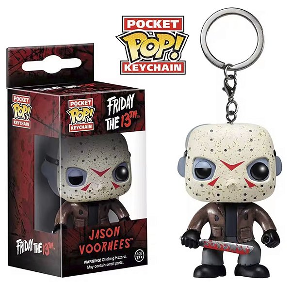 Funko Pocket Pop Keychains Chaveiro Jason Voorhees Sexta Feira 13 Friday The 13 th Terror
