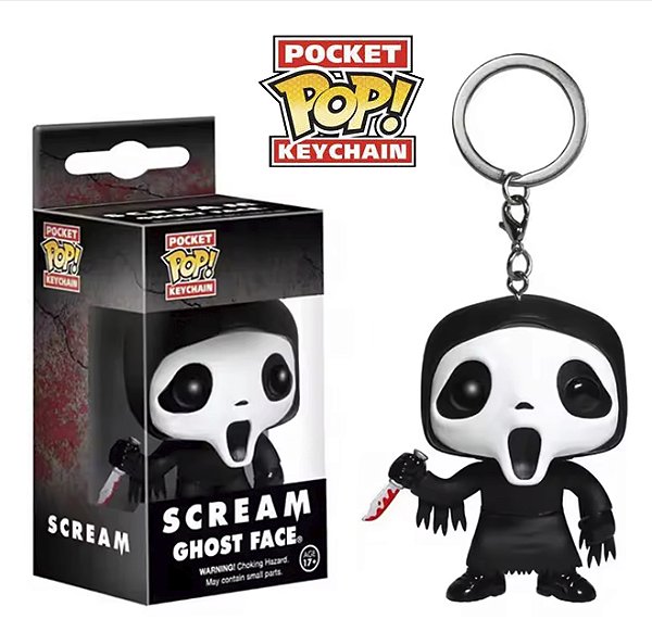 Funko Pocket Pop Keychains Chaveiro Scream GhostFace Pânico Fantasma