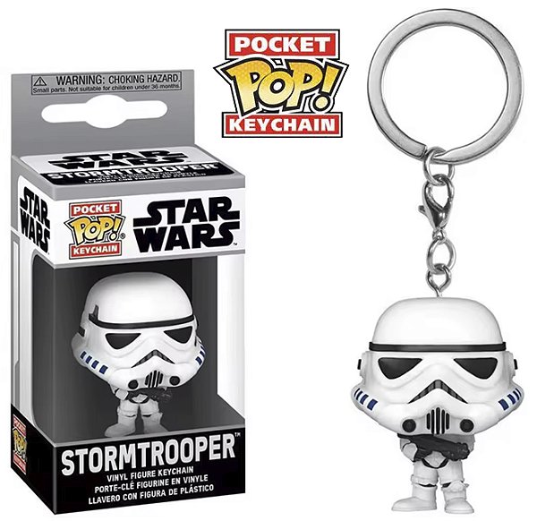 Funko Pocket Pop Keychains Chaveiro Stormtrooper Star Wars Guerras nas Estrelas