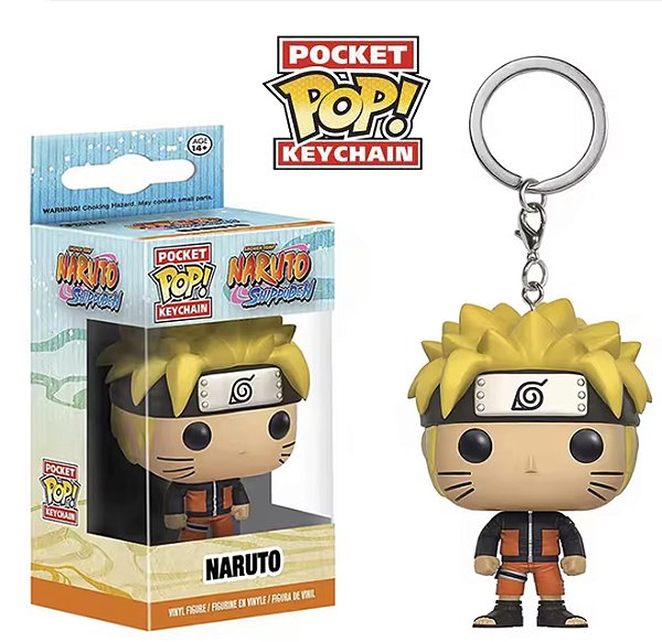 Funko Pocket Pop Keychains Chaveiro Naruto Uzumaki Shippuden Anime