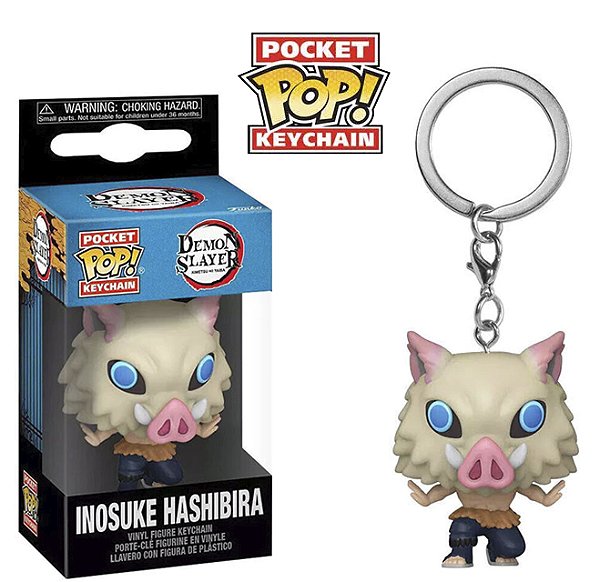 Funko Pocket Pop Keychains Chaveiro Inosuke Hashibira Demon Slayer Anime