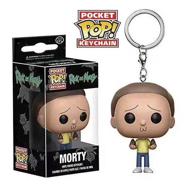 Funko Pocket Pop Keychains Chaveiro Morty Rick and Morty