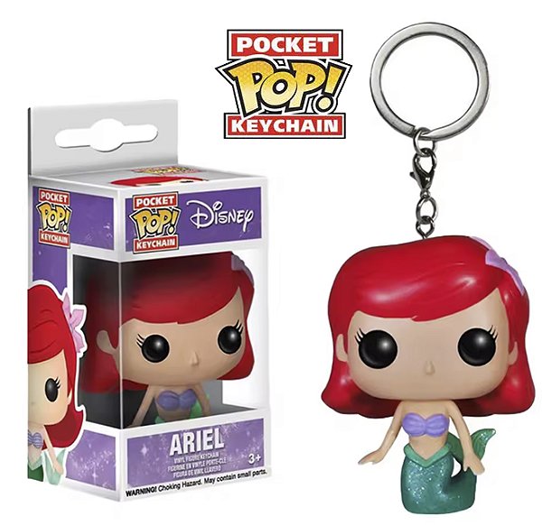 Funko Pocket Pop Keychains Chaveiro Ariel A Pequena Sereia Disney