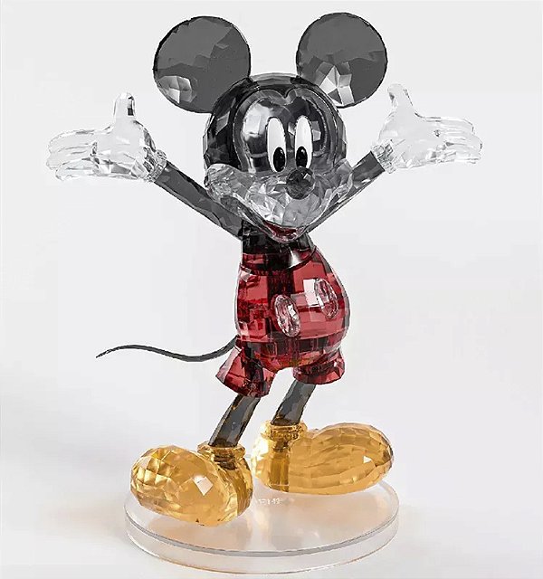 Estátua Colecionável de Montar Cristal Mickey Mouse & Friends 31 Peças 13 cm